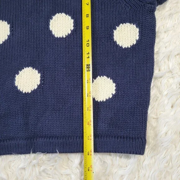 J. Crew Always Women's 1988 Rollneck Cropped Sweater in Dot - Small - Picture 10 of 10